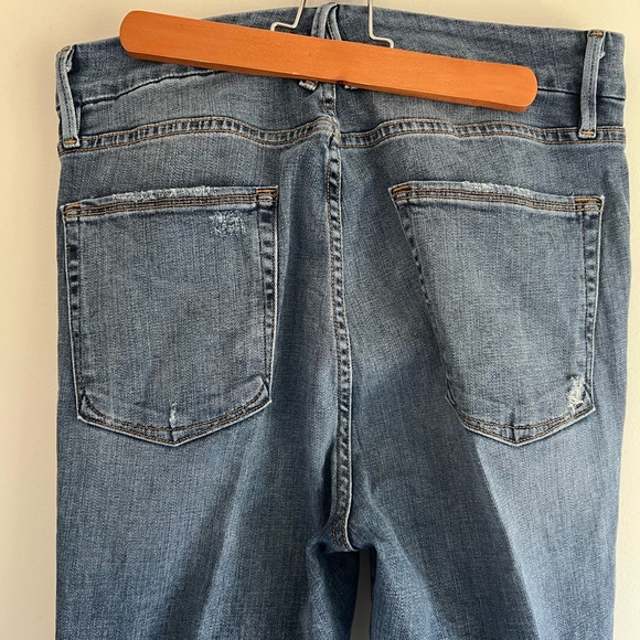 Good American ‘Good Waist’ high rise distressed skinny jeans. 14/32 - Picture 5 of 11
